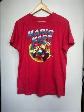 Nintendo Mario Kart Red Graphic Short-Sleeve Tee